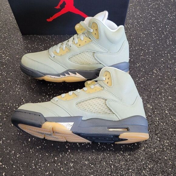 Nike Air Jordan 5 Retro Jade Horizon AJ5 Green GS Size 6.5Y/Women's 8 440888-300 - Picture 6 of 8